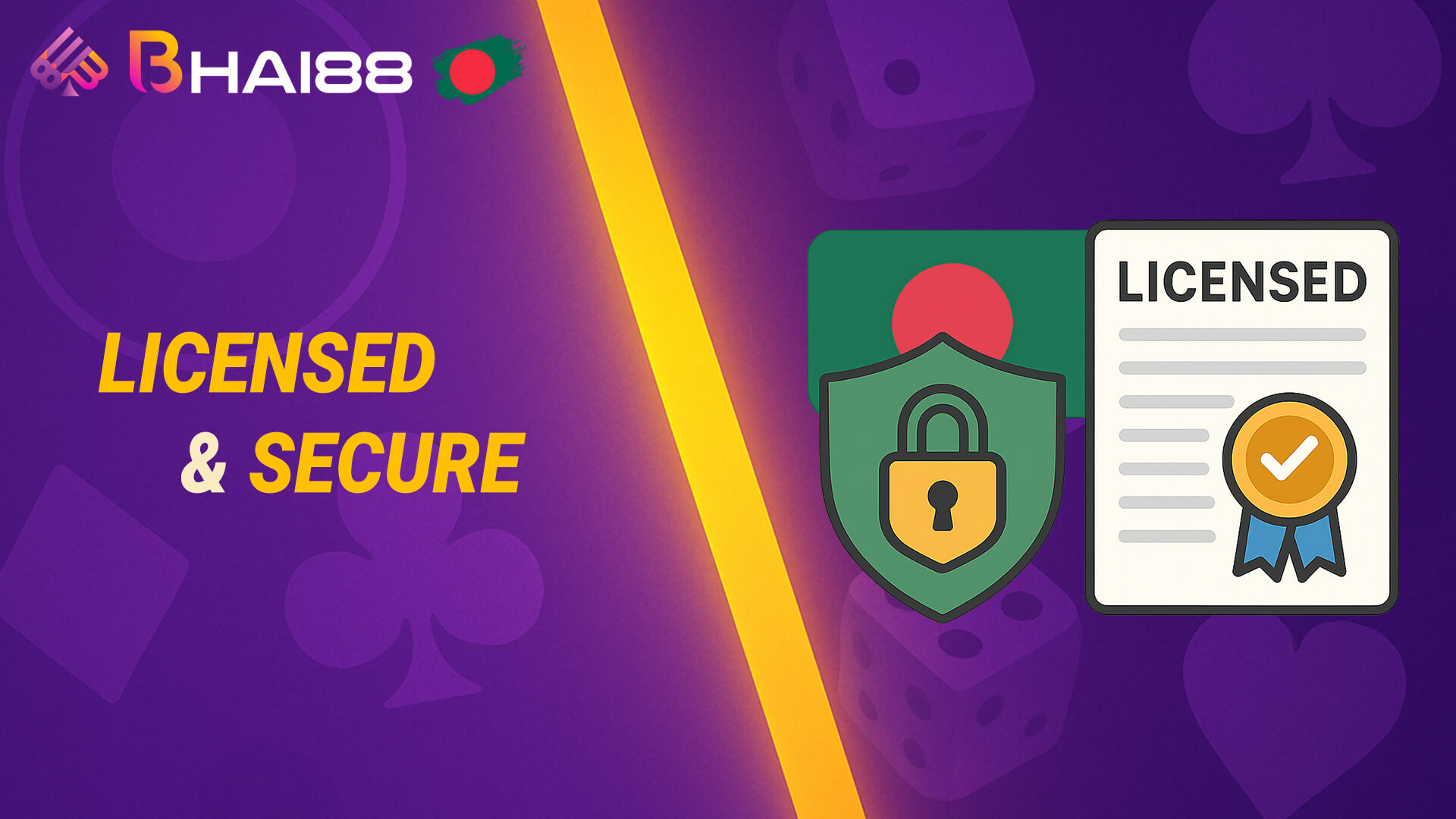 The licensed Bhai88 platform ensuring secure gambling for Bangladeshi users.