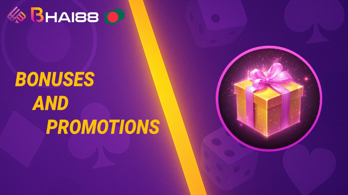 Bonuses and promotions are offered by Bhai88 for players in Bangladesh.