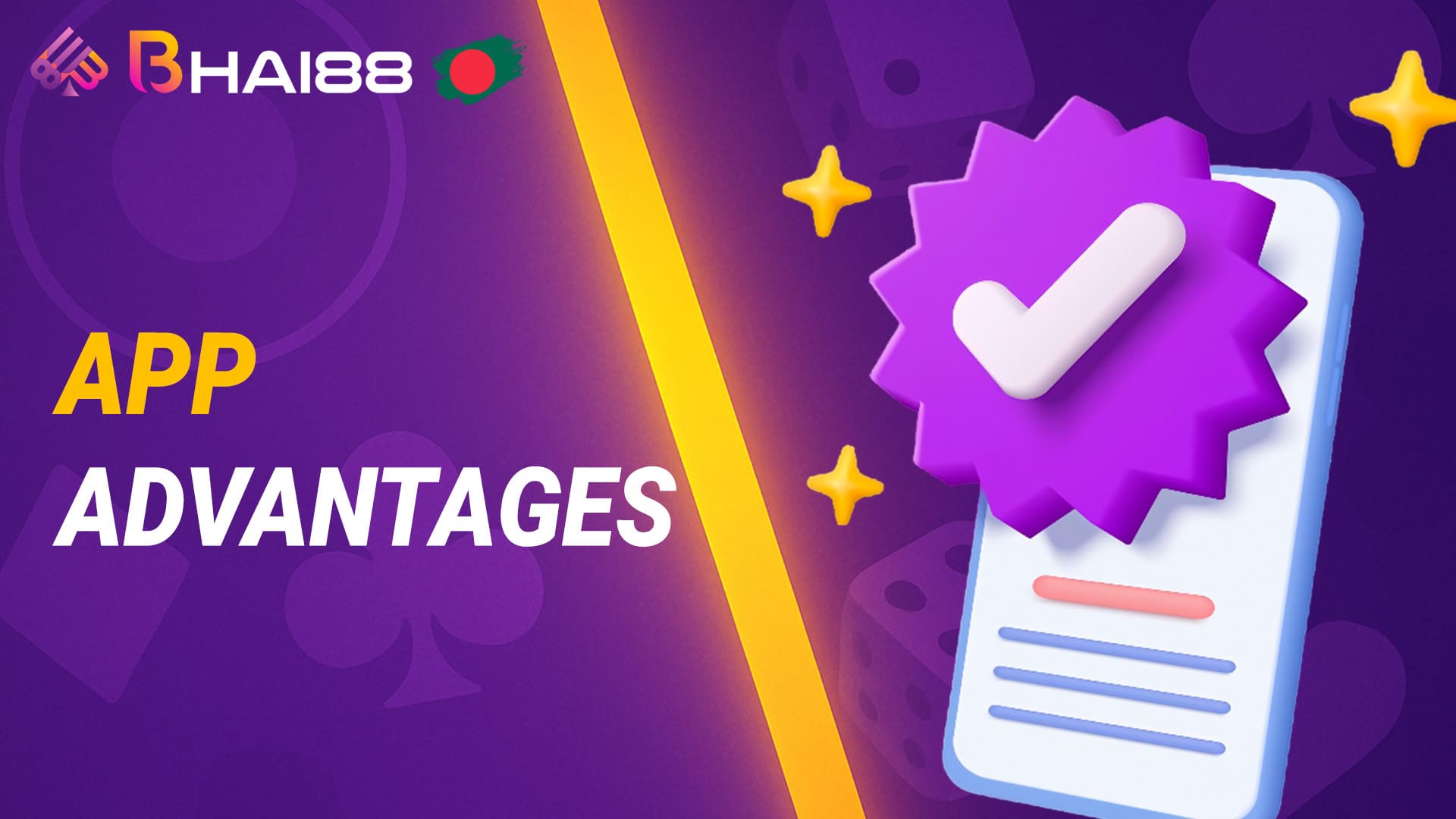 Smartphone with a checkmark icon highlighting key user benefits