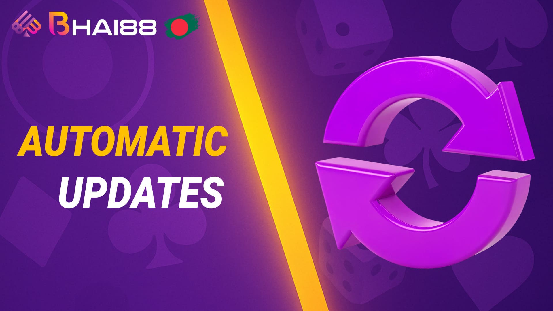 Update arrows icon representing automatic app version refresh