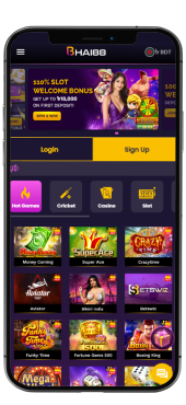 Mobile homepage showing featured games and promotional banners