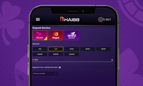 Deposit via bKash, Nagad, or Rocket