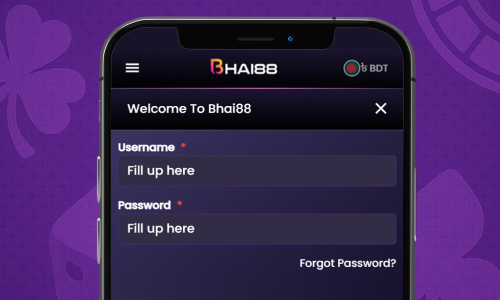 Enter your Bhai88 login and password