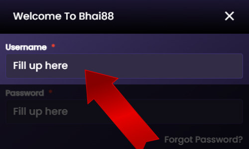 Enter username or account ID